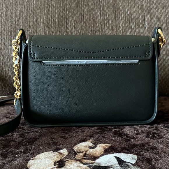 MICHAEL KORS Sylvia Small Flap Closure Gold-Tone Hardware Crossbody Bag NWT - Picture 13 of 15